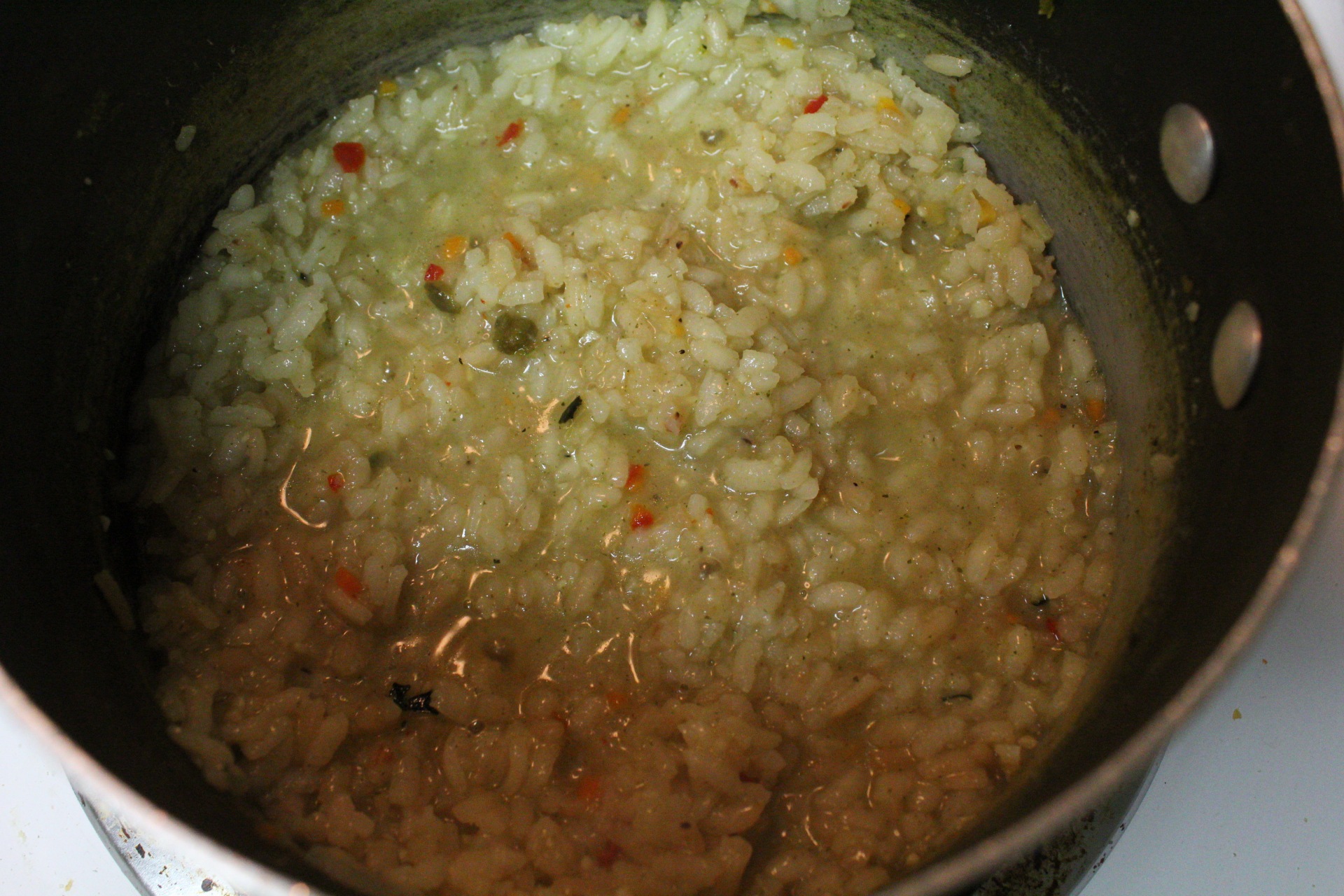 Scallops, Risotto and Rapini with Lemon Herb Cream Sauce Featuring Urban Accents! The Maeday